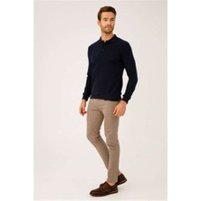 İGS Erkek Lacivert Standart Polo Yaka Triko