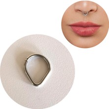 Bylin Cerrahi Çelik Damla Kilitli Piercing