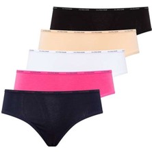 U.S. Polo Assn. 67002 Kadın 5'li Yüksek Bel Slip - Siyah&ten&beyaz&fuşya&Lacivertvert