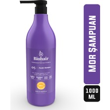 Bio Hair Purple Turunculaşma Karşıtı Mor Şampuan 1000 ml No:05