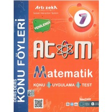 Artı Zeka Yayınları Artı Zeka 7.sınıf Atom Matematik Konu Föyleri