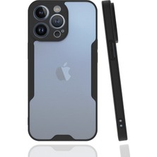 Kzy Apple iPhone 13 Pro Kılıf Kamera Korumalı Colorful Kapak - Siyah