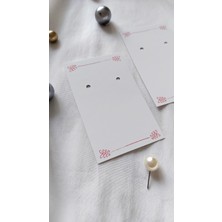 Çikoleyt Design Küpe Kartı (5x8 Cm) 50 Adet