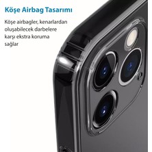 CepStok Apple iPhone 13 Mini (5.4") Kılıf 3D Kamera Lens Korumalı Tıpalı Şeffaf Silikon