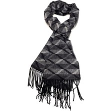 Kravatkolik Gri Motif Desen Erkek Kaşkol K311