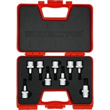 Izeltaş 1/2 Lokma Torx Uç Takımı 60MM 9 Parça