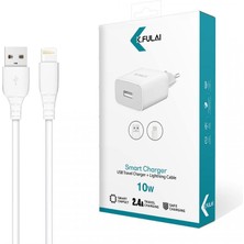 K.fulai Ka 01I 10W Şarj Adaptörü + Lightning USB Kablo