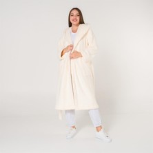 Uzun Welsoft Kapüşonlu Kadın Sabahlık