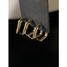 Fashion Jewellry G&g Aksesuar Altın Rengi Çoklu Küpe TT108