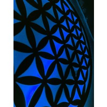 Dekoraven Yaşam Çiçeği LED Işıklı Ahşap Tablo