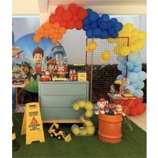 Bal10 Dünyası Pastel Balon Zinciri Renkli Balonlar 100 Adet + 5 mt Balon Zinciri