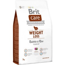 Brit Care Weight Loss Tavşan Etli Hipoalerjenik Diyet Köpek Maması 3 kg
