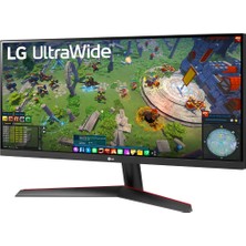 LG UltraWide 29WP60G-B 29" 75Hz 1Ms (HDMI+Display+Type-C) AMD Radeon Freesync FHD IPS Monitör Siyah