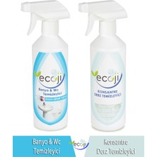 Ecoji Banyo & Wc Temizleyici  //  Ecoji Konsantre Derz Temizleyici – 500  ml * 2