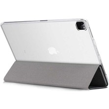 Canpay Apple iPad Air 10.9 2020 Uyumlu Arka ve Ön Kılıf Katlanır Stand Özelliği Smart Case