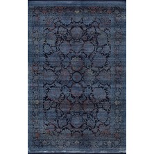Artemis Halı Bella 6462D Lacivert Klasik Desen Makine Halısı