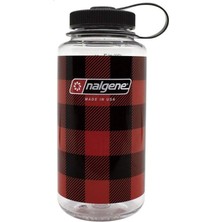 Nalgene 32OZ Wide Mouth Red Plaid