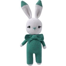 Oyuncak Park Mint Yeşili Miniş Tavşan Amigurumi Organik Oyuncak