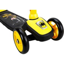 Sunman Batman 3 Tekerlekli Frenli Twistable Çocuk Scooter