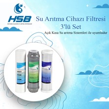 Hsb Su Arıtma Cihazı Filtresi 3'lü Set