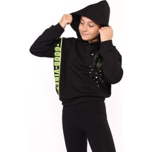 Toontoy Kids Toontoy Kız Çocuk Içi Pamuklu Baskılı Sweatshirt