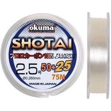 Okuma Shotai Fluorocarbon 75 mt 0,128 mm Misina