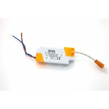 Siyah Kasa 6W Slim Panel LED Spot 6500K - 3500K