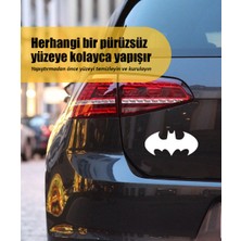 Stickrmarket | Batman Amblem | Araba Laptop Duvar Folyo Sticker 15 x 7,5 cm