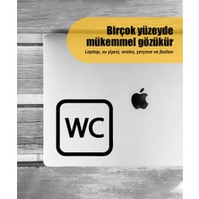 Stickrmarket | Wc | Araba Laptop Duvar Folyo Sticker 10 x 10 cm