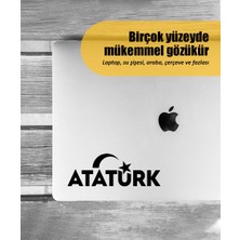 Stickrmarket | Atatürk Ay Yıldız | Araba Laptop Duvar Folyo Sticker 10 x 3 cm