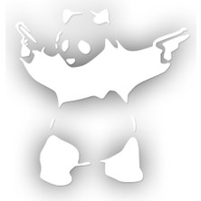 Stickrmarket | Panda | Araba Laptop Duvar Folyo Sticker 10 x 10 cm