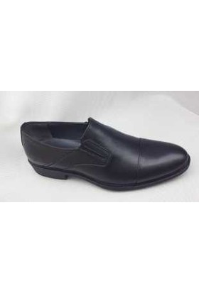 Nevzat Öge Erkek Siyah Hakiki Deri Iç ve Dış Yüzey Kauçuk Taban Erkek Klasik Ayakkabı