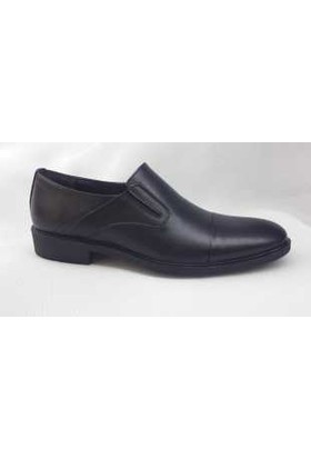 Nevzat Öge Erkek Siyah Hakiki Deri Iç ve Dış Yüzey Kauçuk Taban Erkek Klasik Ayakkabı