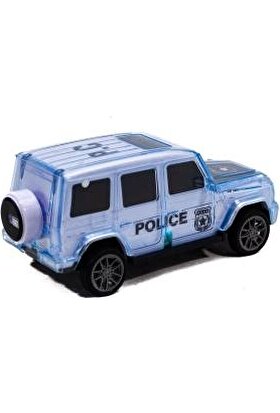 2Kids Oyuncak Polis Arabası Mercedes G Işıklı Sesli Sürtmeli 14 cm