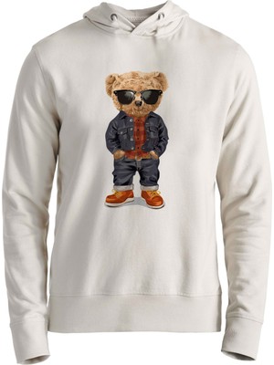 Denim Master Tedy Bear Ekru Sweatshirt