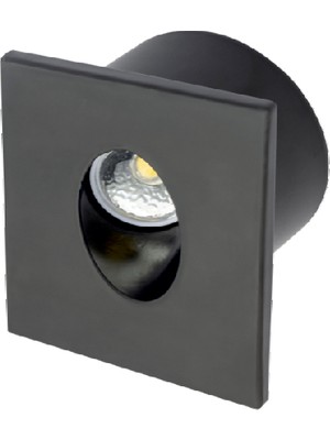 Cata Ct 5179 Cata 3W Ledli Koridor Armatürü Siyah Kasa Günışığı