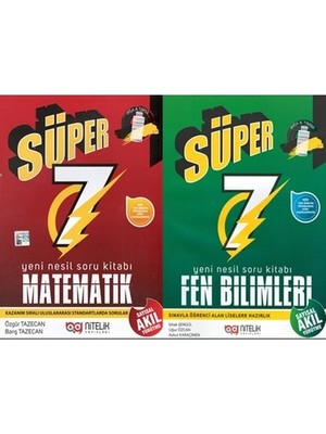 Nitelik Yayınları Süper Serisi 7. Sınıf Tüm Dersler 2'li Soru Bankası Seti