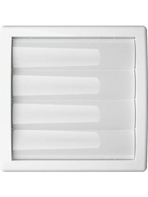 Raksan Sinek Telli Geri Akış Panjuru 125 mm Duvara Kanala Monte Raksan Smart 125 mm Afs