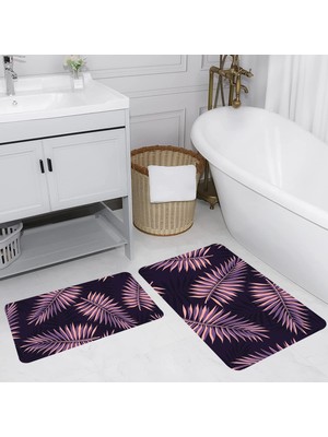 Rovigo Home Dijital Baskılı 2'li Banyo Paspas Takımı RVG5220