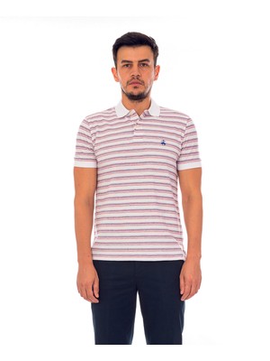 Brooks Brothers Bb - M's Striped Polo Shirt