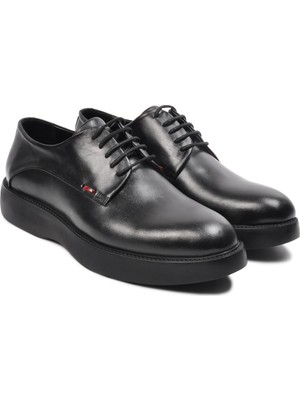 Ayakmod Premium 2310 Siyah Hakiki Deri Erkek Günlük Ayakkabı