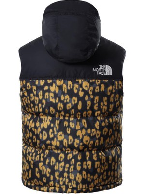 The North Face Print 1996 Retro Nuptse Kadın Yelek Sarı