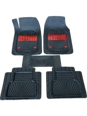 Gold Renault Megane 2 Sedan 4d Maxi Havuzlu Dolce Kırmızı Oto Paspas