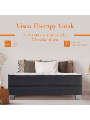 Yatsan Uykucu Visco Therapy Paket Yaylı Yatak