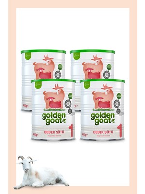 Golden Goat Keçi Bebek Sütü 1 numara 400 gr  4'lü paket