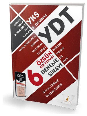 Pelikan Yayınları YDS    Ingilizce Özgün 6 Deneme Sınavı Çek Kopart