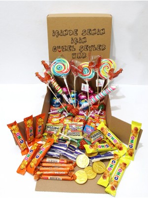 Muçis 90 Lar Nostaljik Şekerleme ve Çikolata Hediye Kutusu