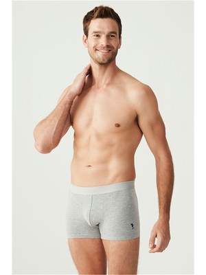 U.S. Polo Assn. 80173 Erkek 3'lü Boxer - Grimelanj