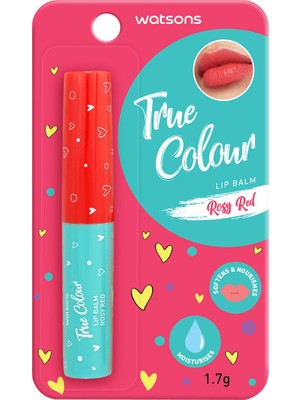 Watsons Watsons true Colour Rosy Red Lip Balm 1.7 G