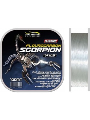 E Life Tasarım Scorpion Fluorocarbon Misina 100 mt 0.28 mm